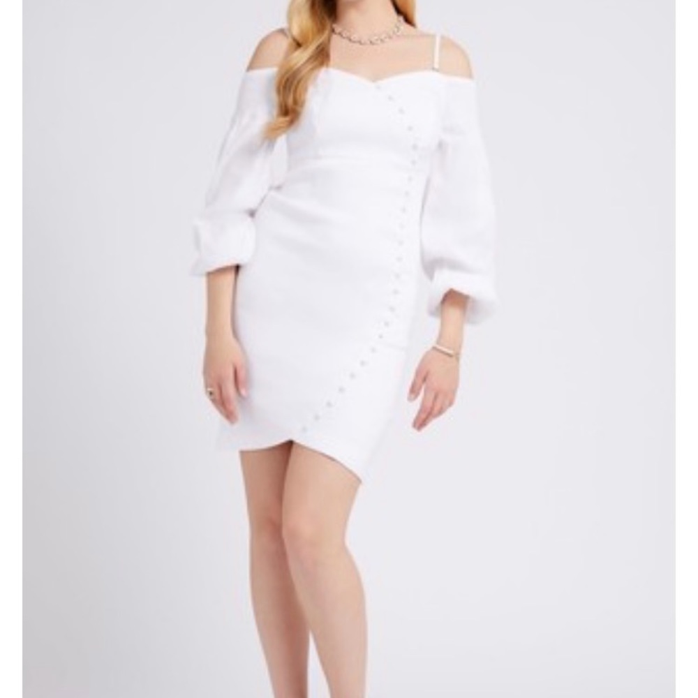 Guess White Mini Dress, size 6